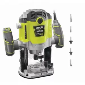 RYOBI Frezarka Górnowrzecionowa 1600W RRT1600-K Sieciowa 0-55mm