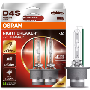 Osram Ksenon Night Breaker Xenarc D4S 220% +250M +20% Ja艣niejsze 艣wiat艂o