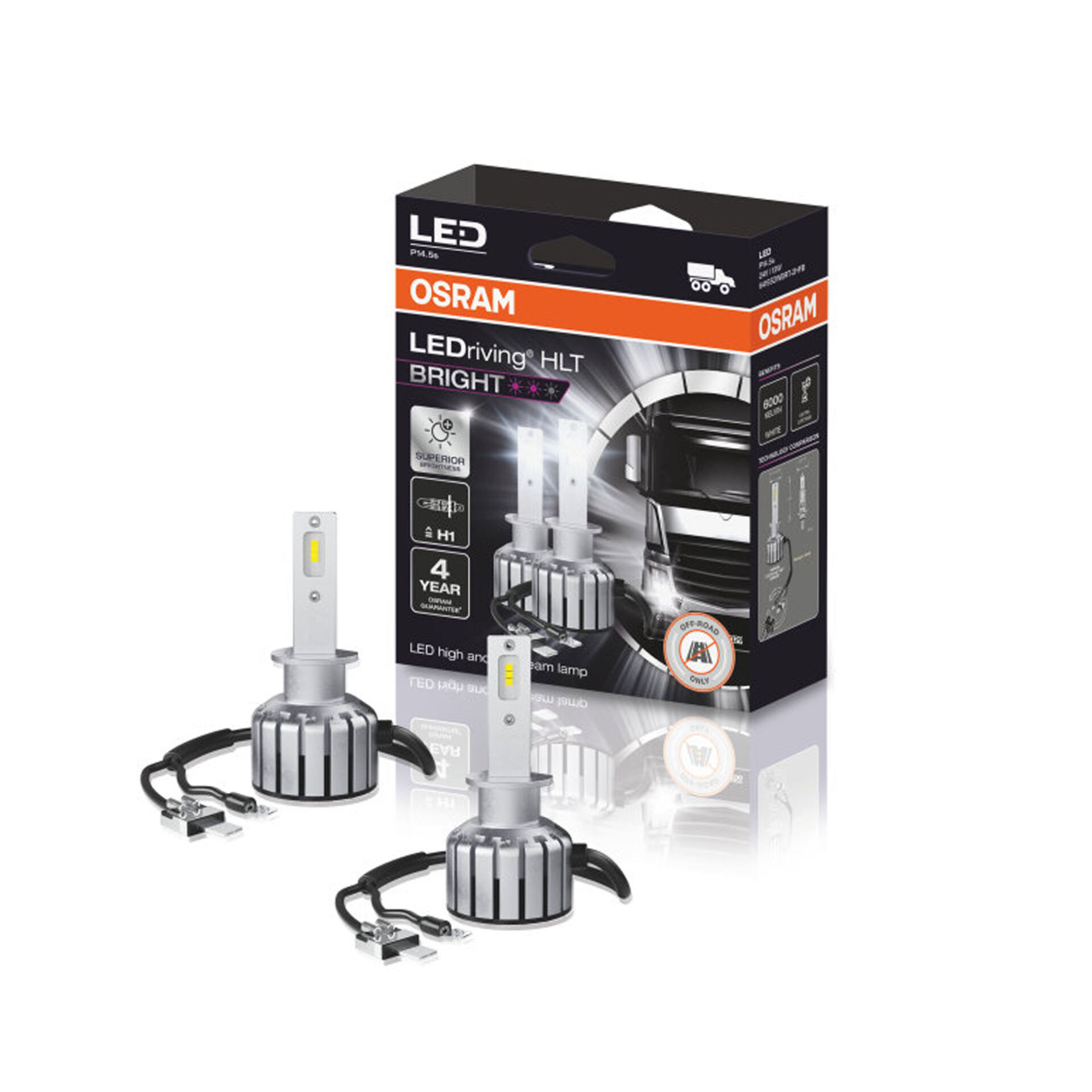 Żarówki Osram LEDriving HLT Bright H1 24V 6000K