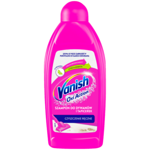Vanish Oxi action szampon do czyszczenia ręcznego dywanów i tapicerek cytrynowy 500ml