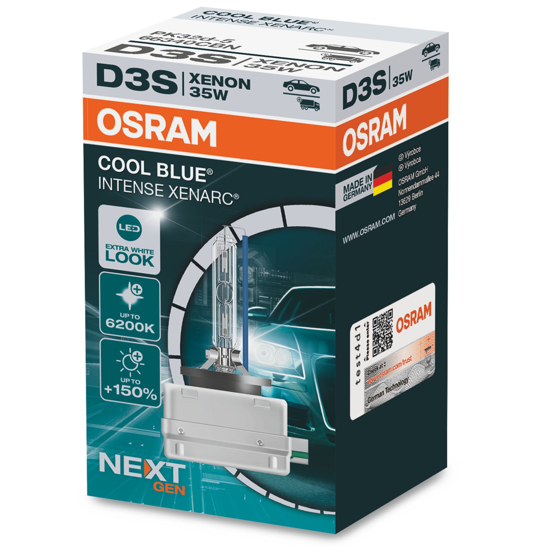 Osram D3S Cool Blue Intense NextGen Nowa Generacja