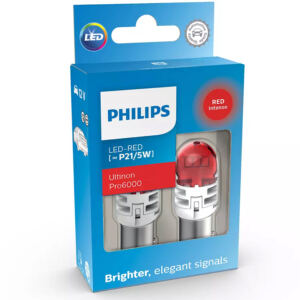 Philips Led P21/5W Czerwona Ultinon Pro6000 STOP