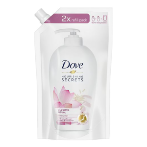 Dove Glowing Ritual Mydło do Rąk w Płynie Zapach Kwiat Lotosu Zapas 500ml
