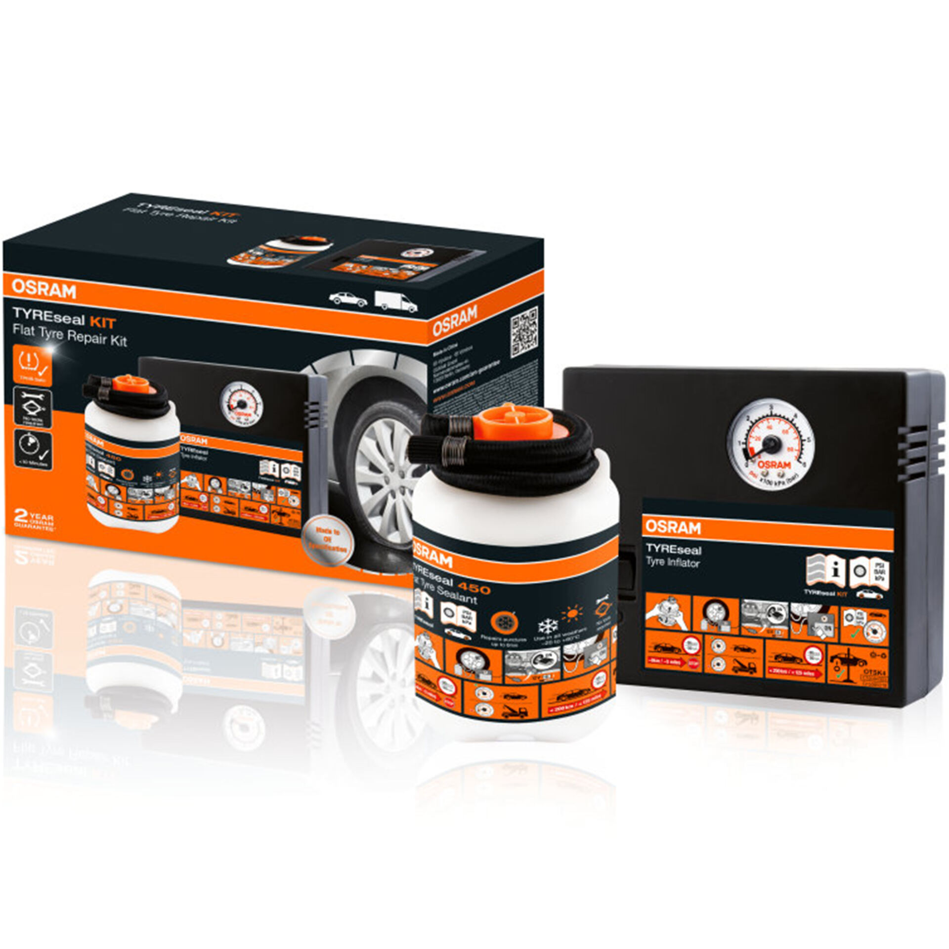 Osram Zestaw naprawczy opon Kompresor uszczelniacz