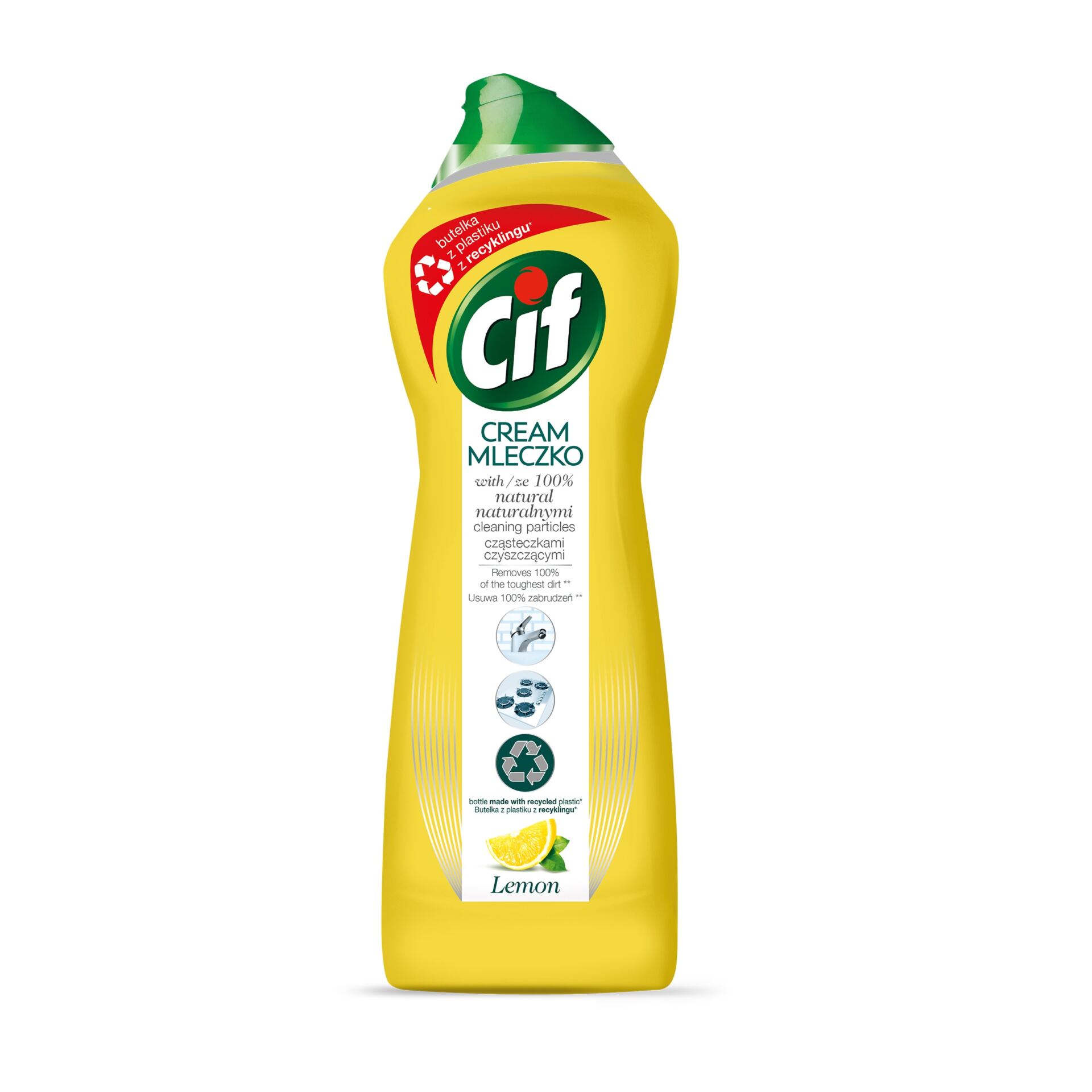 Cif Cream Lemon Mleczko z mikrokryształkami 650 ml