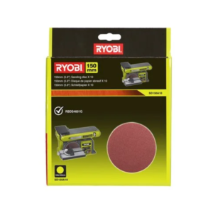 RYOBI Zestaw Papierów Ściernych 150 mm ROS (10 szt) SD150A10