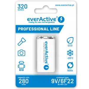 Everactive 6F22 AKU 320 9V Professional