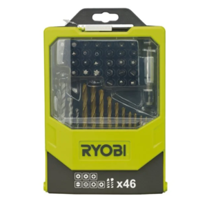 RYOBI Zestaw Wierteł i Bitów (46 szt) RAK46MIX