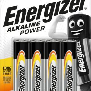 Energizer 4x Mocna Bateria Alkaliczna Paluszki AA, LR6, AM3, E91
