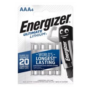 Energizer 4x Baterie Litowe Paluszki L92 Ultimate Lithium R03 AAA