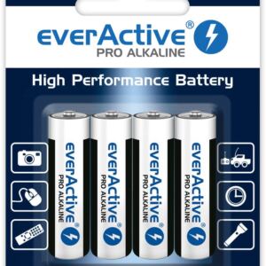 EverActive Baterie alkaliczne Paluszki LR6 AA Mignon Pro Alkaline 4szt.