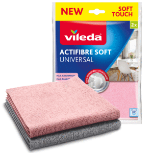 Vileda Actifibre Ściereczki Soft 2szt. Uniwersalne z Mikrofibry