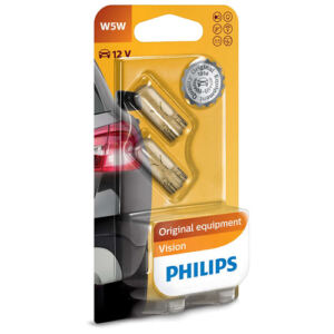 Philips Żarówki W5W Vision +30% więcej światła