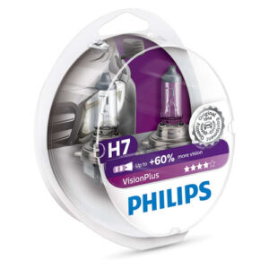 Philips Żarówki H7 VisionPlus +60% Więcej Światła