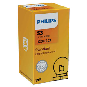 Philips Żarówka S3 15W Vision Moto +30%Światła
