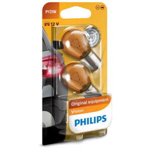 Philips Żarówki PY21W Vision +30% więcej światła