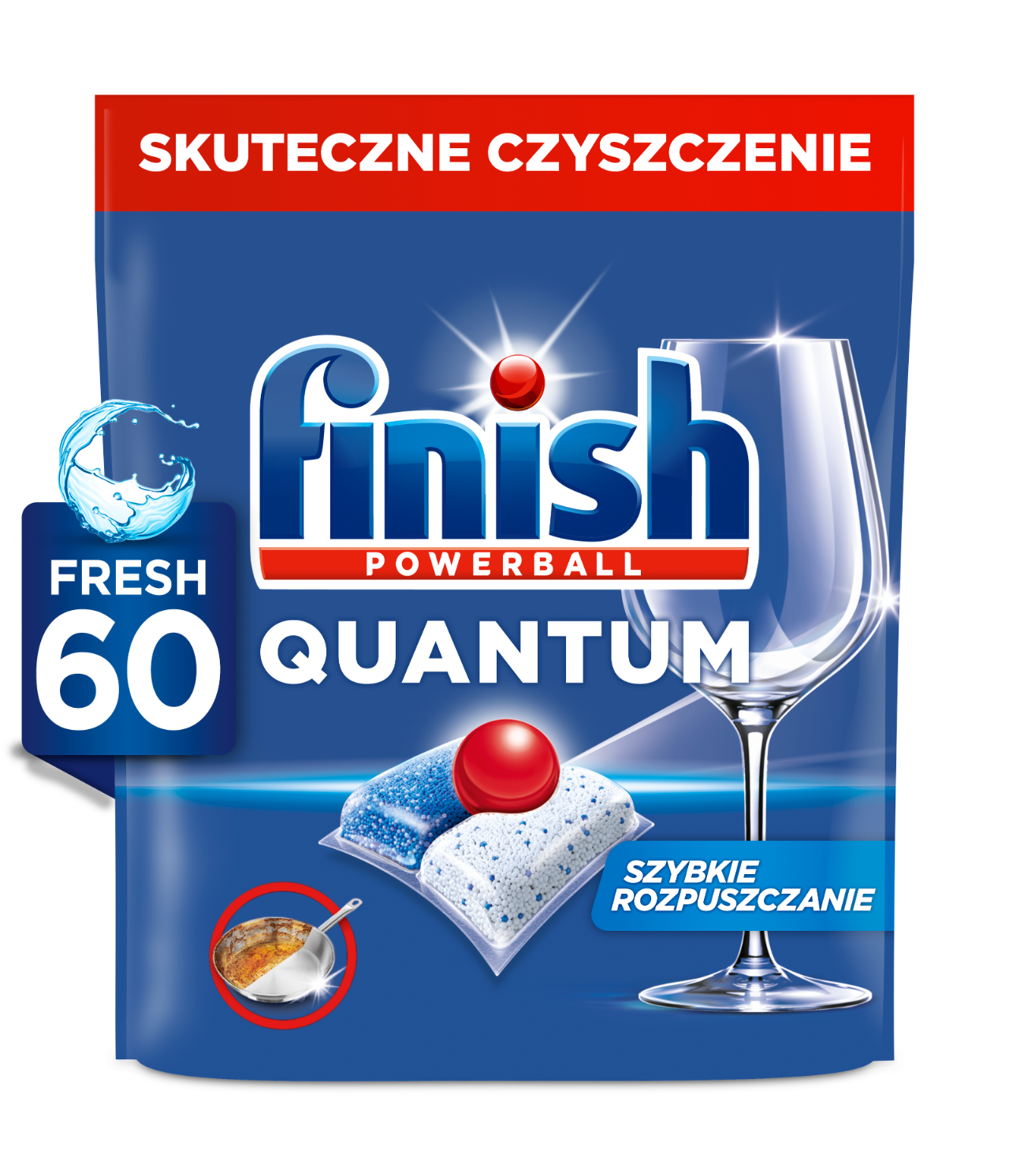Finish Quantum kapsułki do zmywarki świeży zapach 60 sztuk