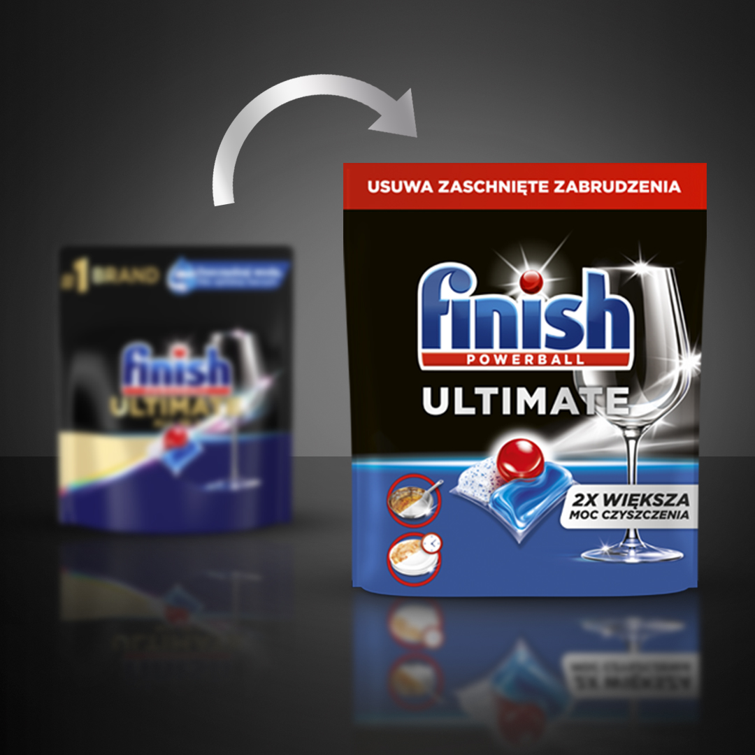 Finish Ultimate kapsułki do zmywarki świeży zapach 40 sztuk - obrazek 5