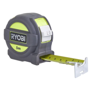 RYOBI Miarka Zwijana 5m z Nylonową Powłoką Taśma Miernicza RTM5M
