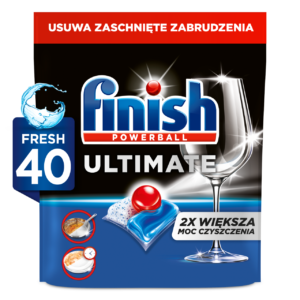 Finish Ultimate kapsu艂ki do zmywarki 艣wie偶y zapach 40 sztuk