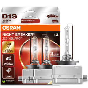Osram Ksenon Night Breaker Xenarc D1S 220% +250M +20% Ja艣niejsze 艣wiat艂o