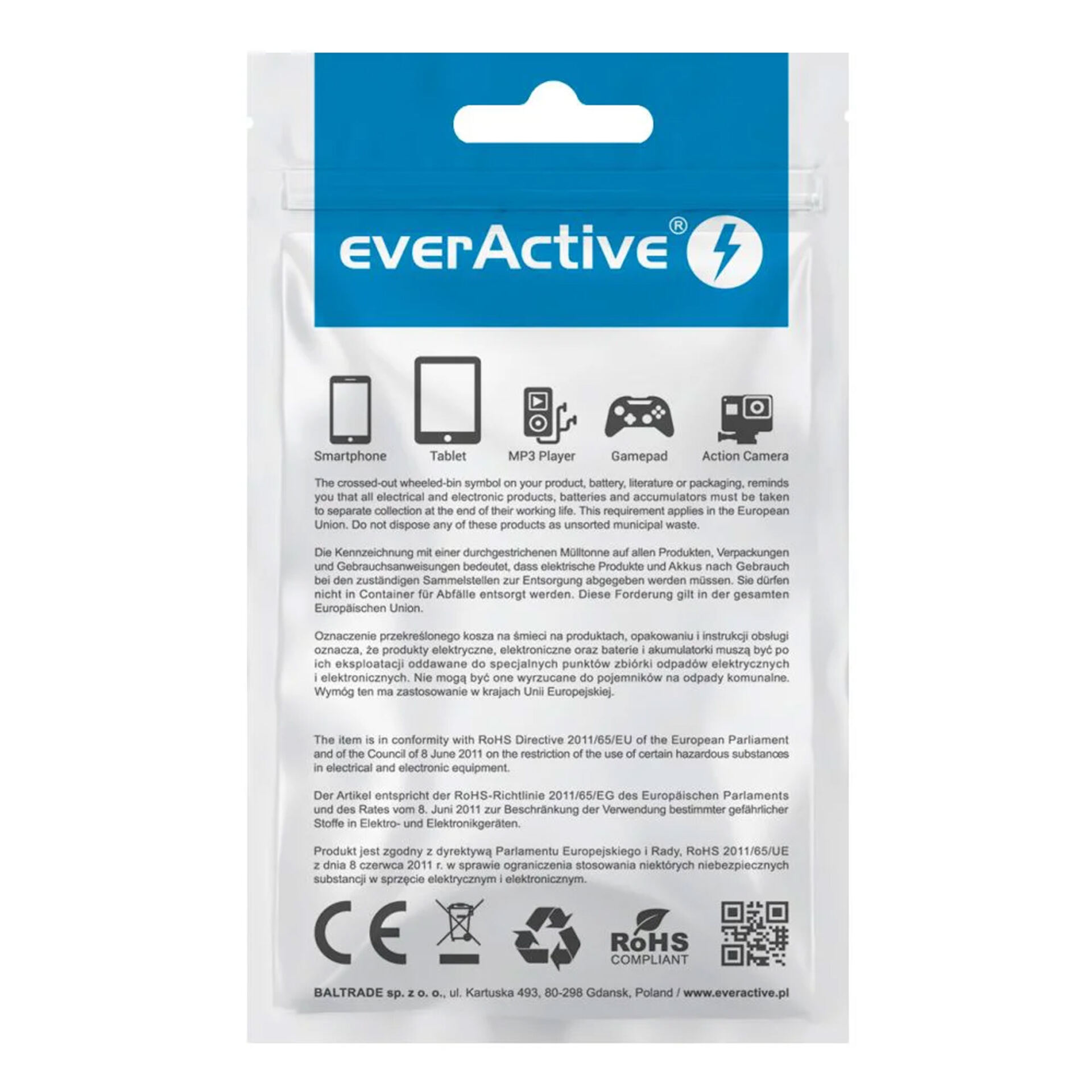everActive Kabel USB-iPh 0,3m CBB-0.3IB - obrazek 3