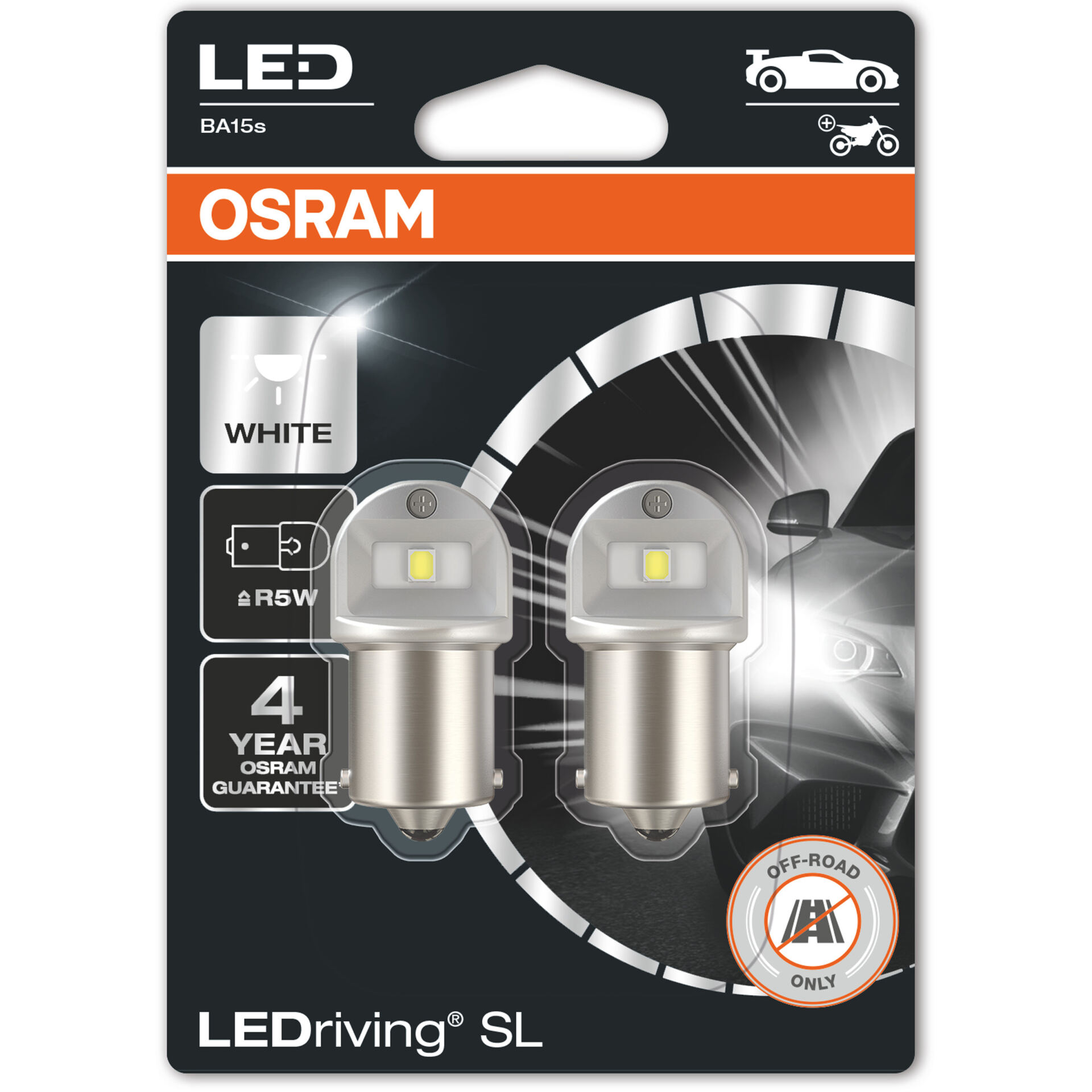 Osram Żarówka samochodowa LEDriving SL R10W BIAŁA