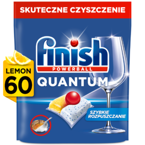 Finish Quantum kapsułki do zmywarki cytrynowe 60 sztuk