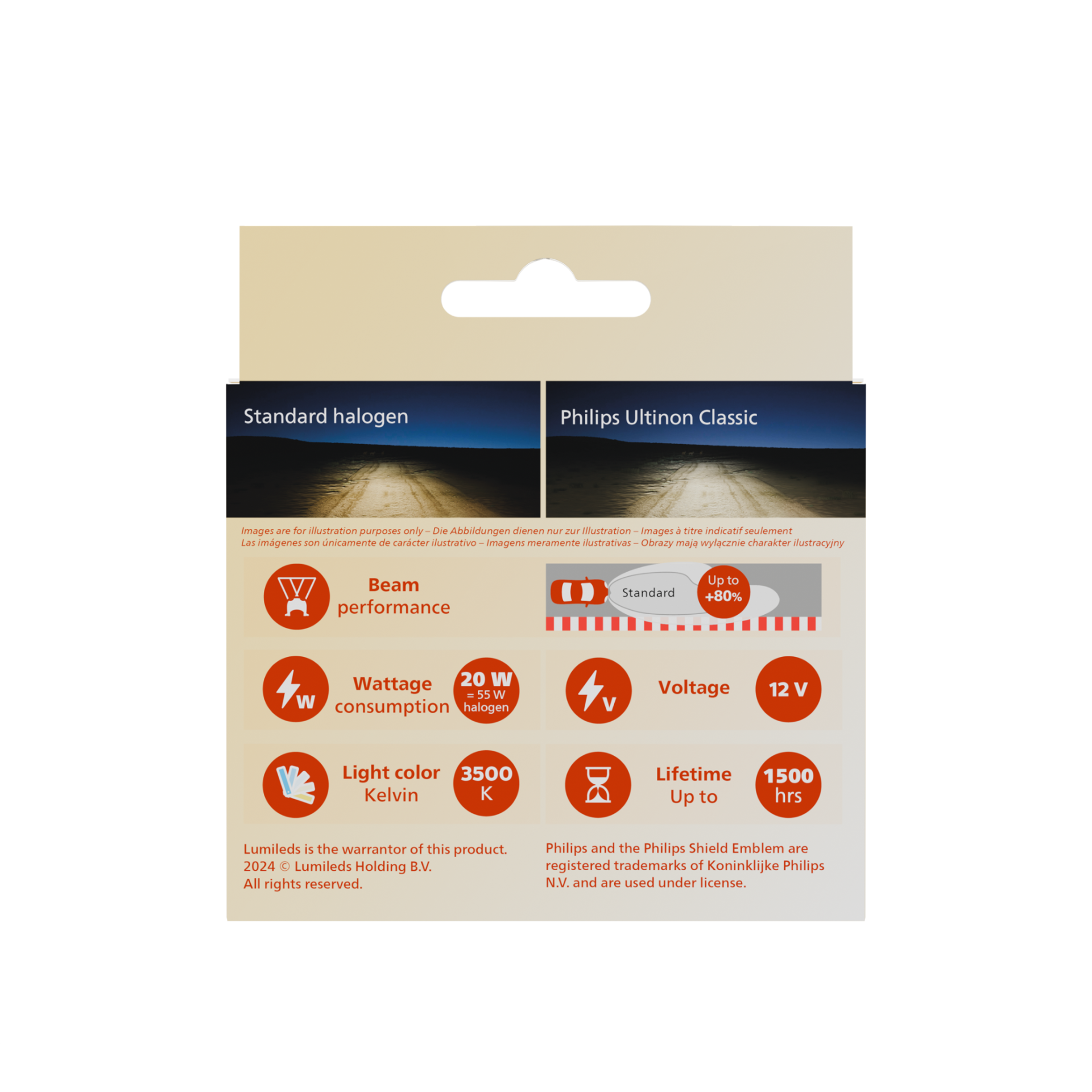 Żarówki Philips LED Ultinon Classic UC2510 H11 12V 3500K - obrazek 7