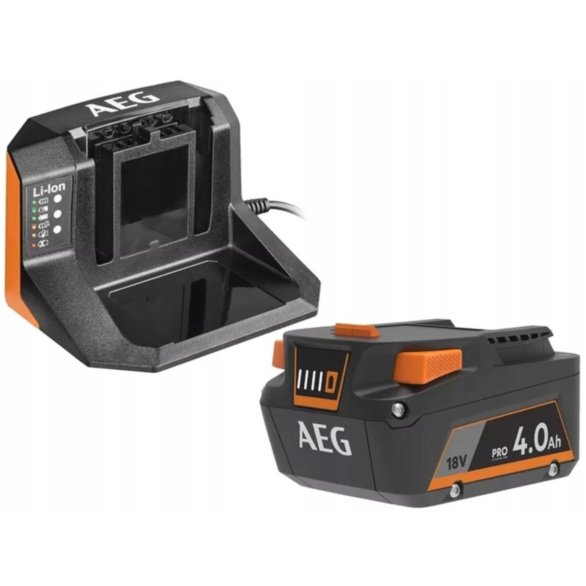 AEG SET L1840S AKUMULATOR L1840S + ŁADOWARKA BL18S ZESTAW STARTOWY 18V