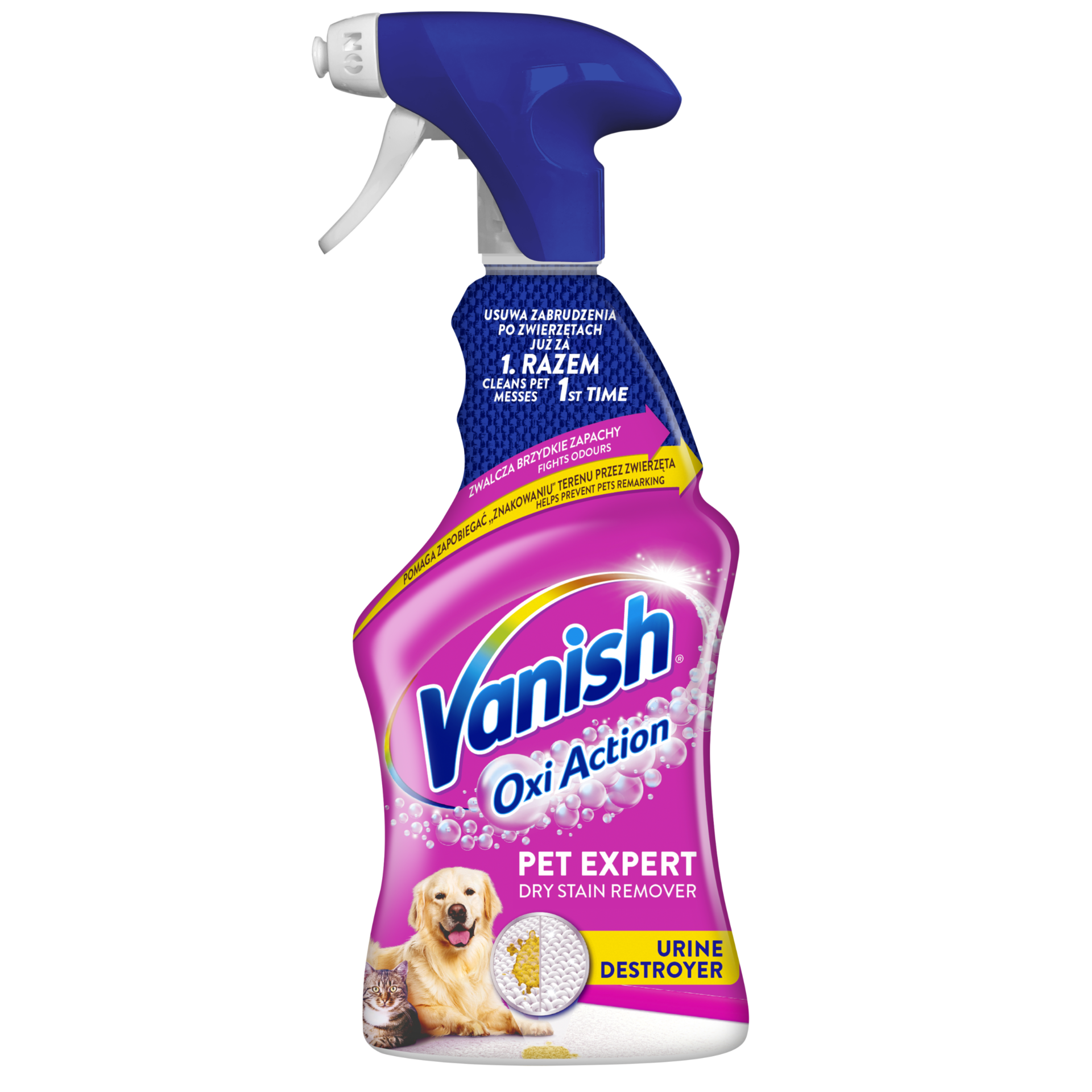Vanish Pet expert spray do czyszczenia zabrudzeń po zwierzętach 500ml