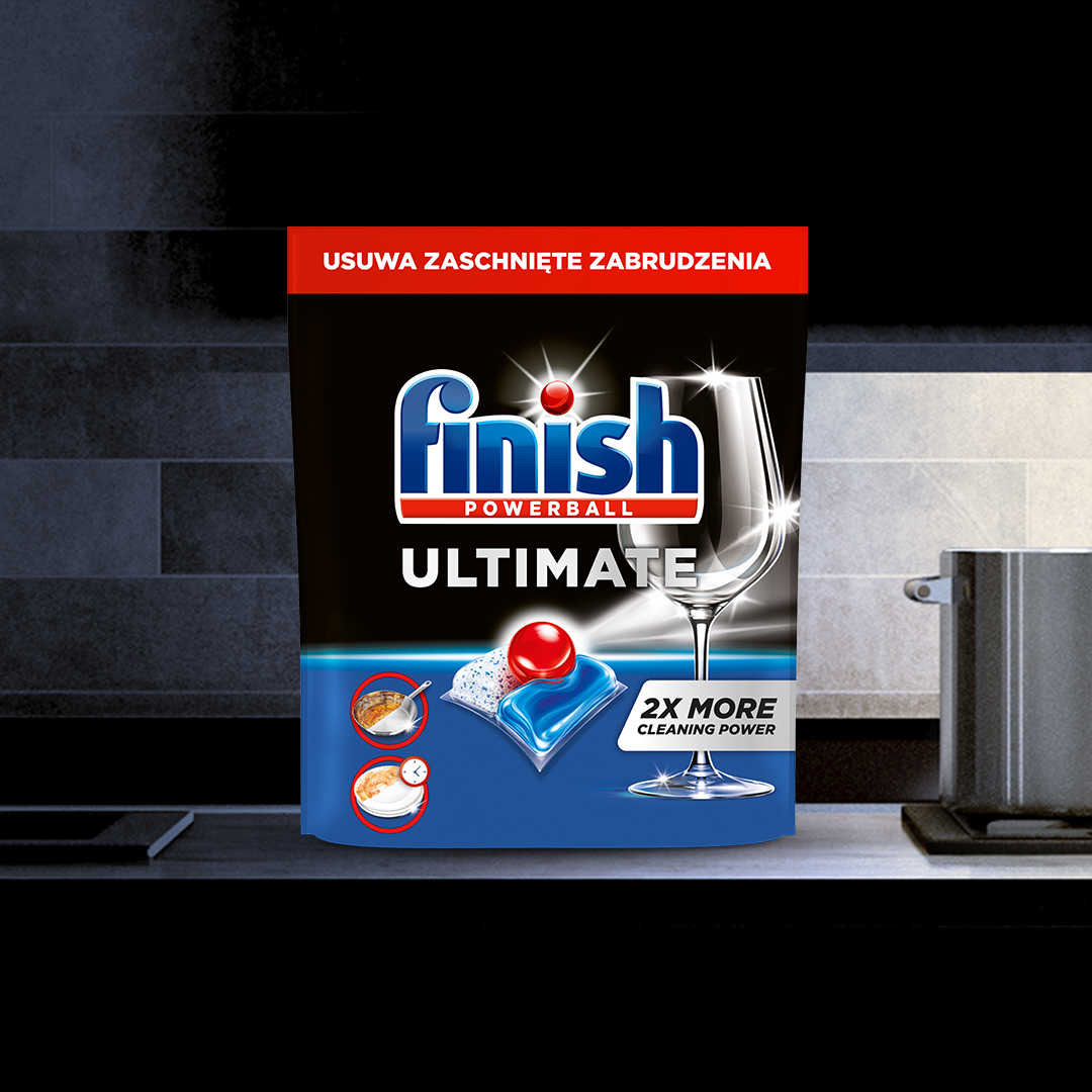 Finish Ultimate kapsułki do zmywarki świeży zapach 40 sztuk - obrazek 13