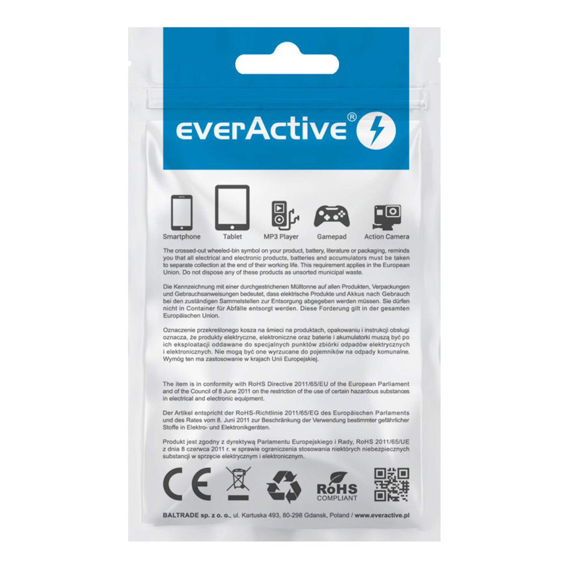 EverActive Kabel USB C-USB C 1m CBB-1PD3 - obrazek 3