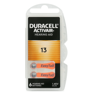 DURACELL 6szt. do aparatów słuchowych Baterie Słuchowe 13 PR48 Activair B26