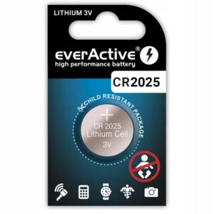 EverActive CR2025 1BL Litowe