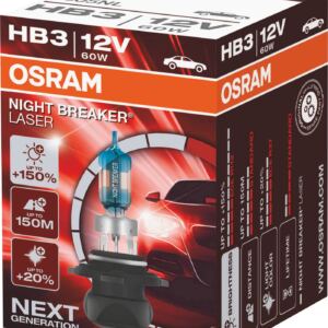 OSRAM NIGHT BREAKER LASER NEXT GEN +150% HB3 12V