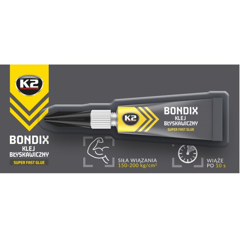 K2 B1000 TECHNIK Klej Bondix do plastiku,drew.gum