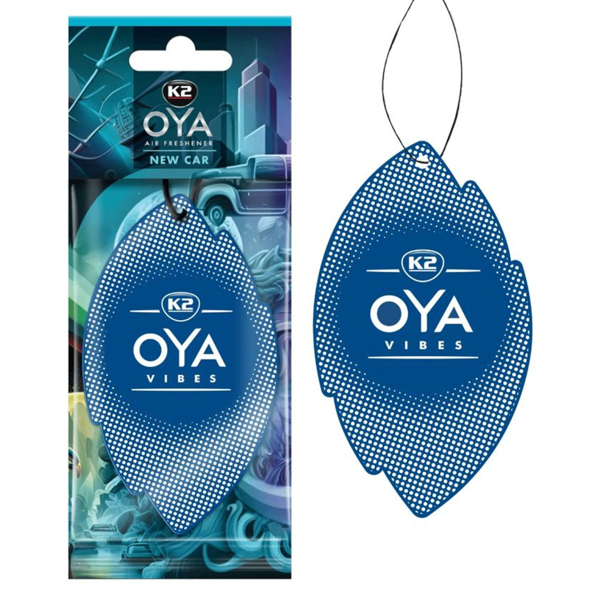 K2 V912 OYA Vibes New Car Zawieszka Zapachowa Niebieska
