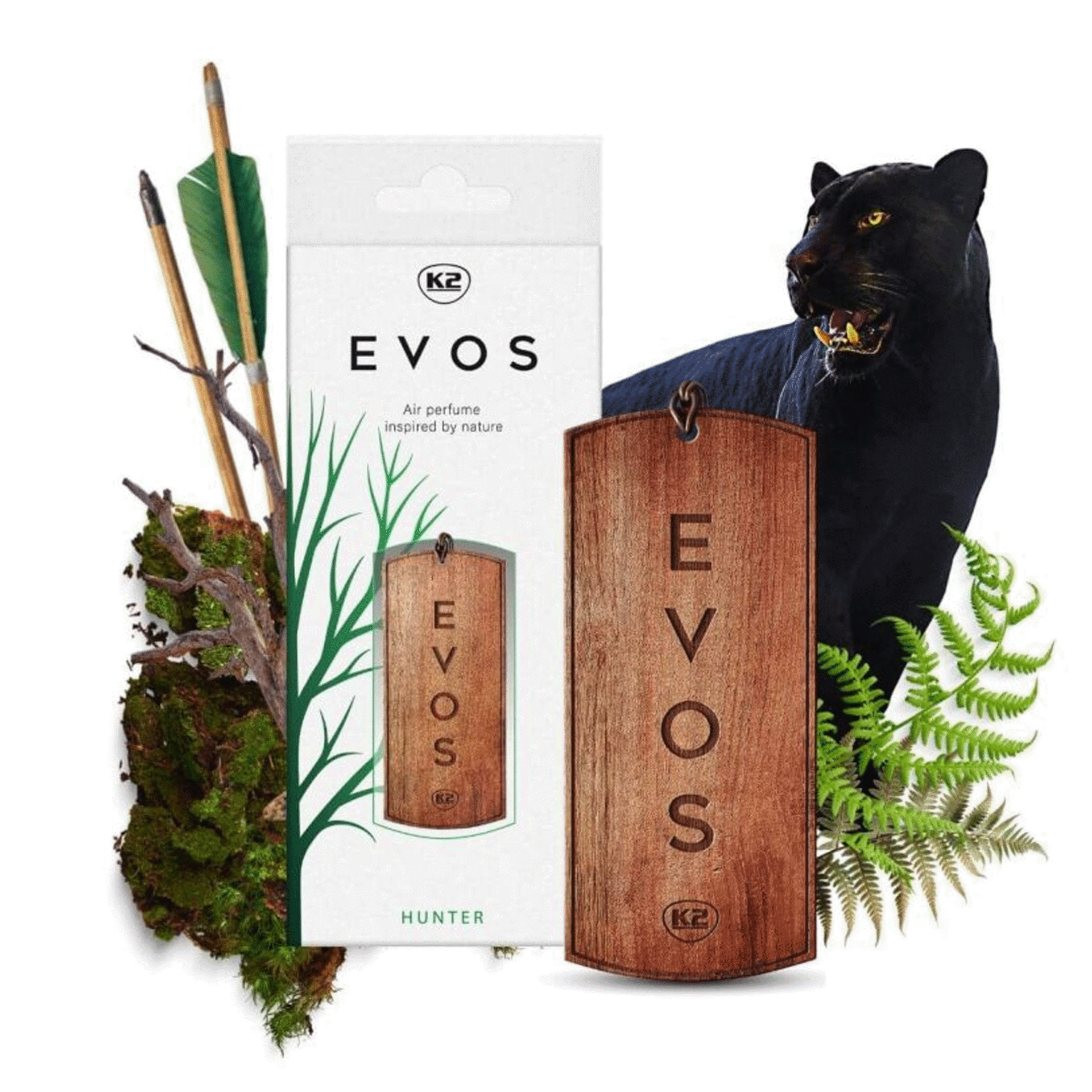 K2 V036 EVOS HUNTER Zawieszka Drewniana Perfumy - obrazek 9