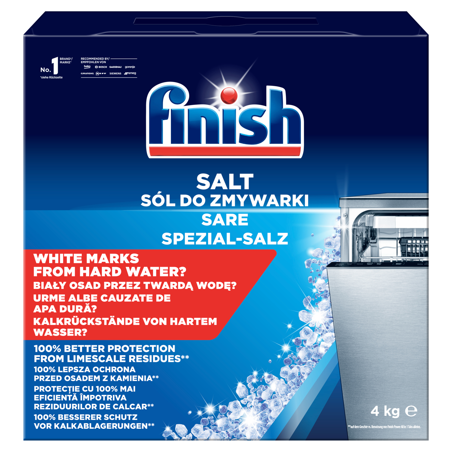 Finish Sól do zmywarki 4kg - obrazek 2