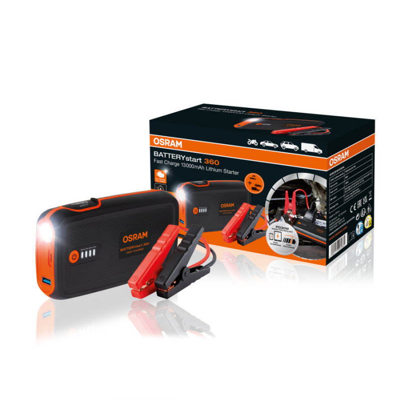 Osram Jump Starter litowy 360 12V13000mA