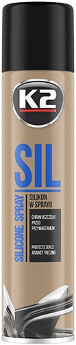 K2 SIL - 100% SILIKON W SPRAYU DO USZCZELEK 300 ml K633