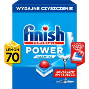 Finish Power essential tabletki do zmywarki cytrynowe 70 sztuk