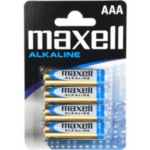 Maxell Baterie Alkaiczne Paluszki LR03 4BL 1,5V
