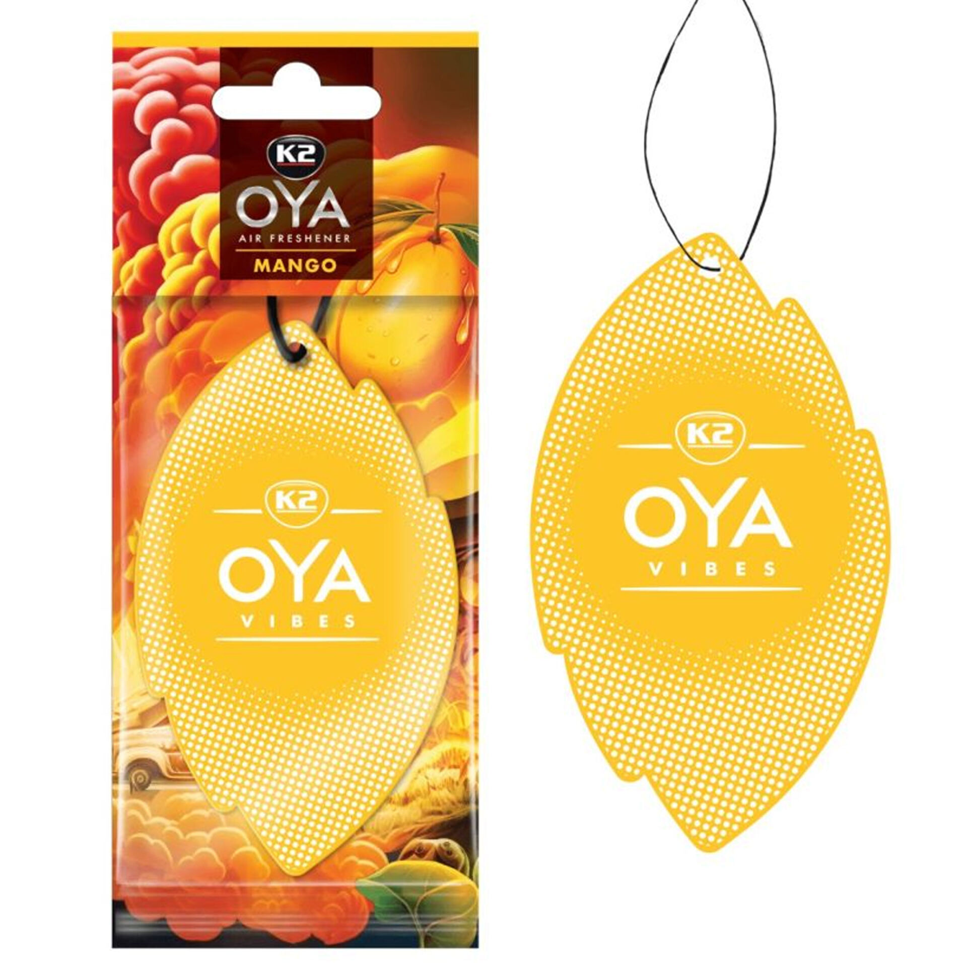 K2 V915 OYA Vibes Mango Zawieszka Zapachowa Żółta