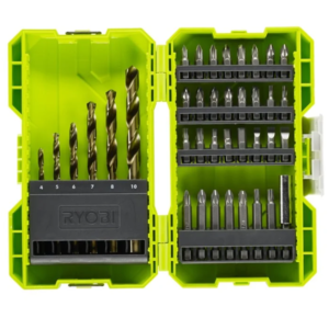 RYOBI 38-sztukowy Zestaw do Wiercenia i Wkręcania Uniwersalny RAK38SDD