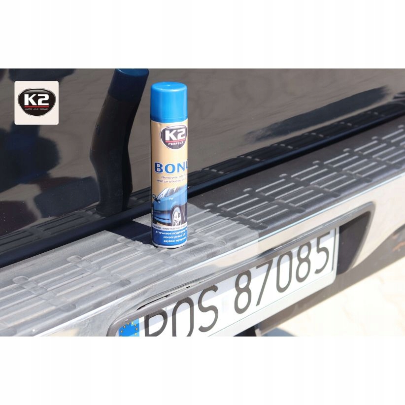 K2 BONO ŚRODEK DO CZYSZCZENIA NABŁYSZCZANIA I ODNAWIANIA PLASTIKÓW 300 ML - obrazek 3