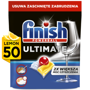 FINISH Ultimate kapsu艂ki do zmywarki cytrynowe 50 sztuk