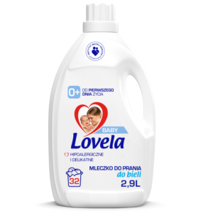 Lovela Baby hipoalergiczne mleczko płyn do prania bieli 2.9L