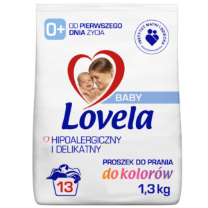 Lovela Baby hipoalergiczny proszek do prania kolorów 1,3kg